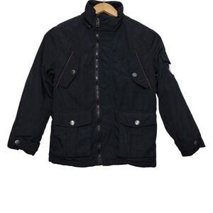 Diesel Kids 8 Winter Jacket Soft Sherpa Lined Full Zip Button Pocket (NO HOODIE)